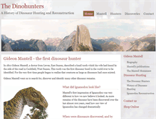 Tablet Screenshot of dinohunters.com